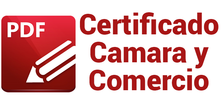 Certificado De Camara Y Comercio Pdf
